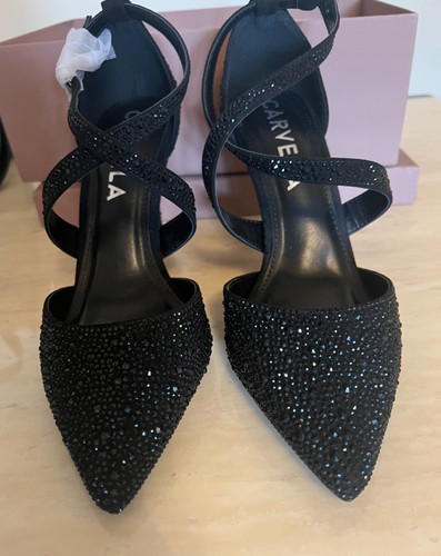 Carvela black party shoes - black,