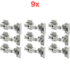 9x IKEA KOMPLEMENT Soft Closing Hinges Pack for PAX Wardrobe Doors Silent Close
