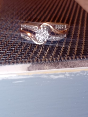 Sterling silver and 9ct - , rose