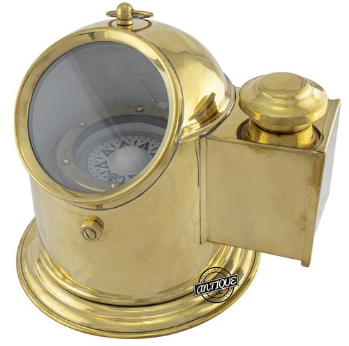 Vintage naval marine oil lamp - oil,