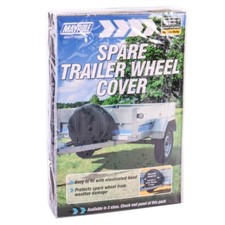 Maypole Spare Trailer Towing 13" Large Black Wheel Cover Wheatherproof PVC