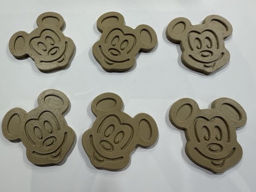 Mickey waffle magnet - 3d,