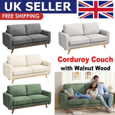 3 Seater Modern Corduroy Sofa