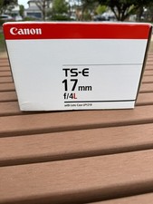 Canon TS-E TSE 17mm f/4 L F4