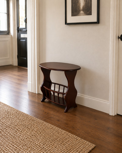 Wood coffee table magazine - wood,