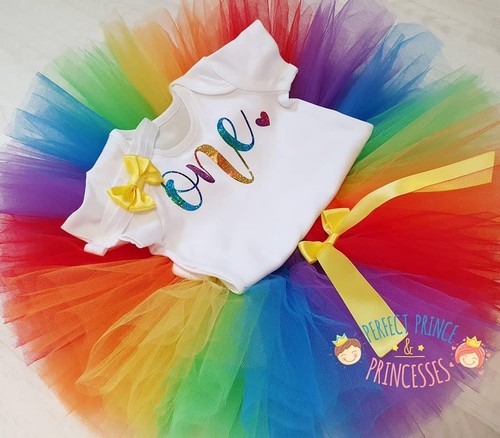 Rainbow baby girls - , cake
