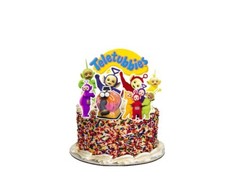Teletubbies  8pcs set Cardstock Cake Toppers /Cake Decoration Party Non- edible