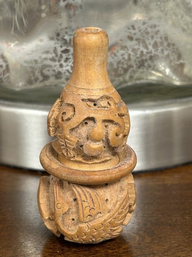 Vintage hand carved small - vintage,