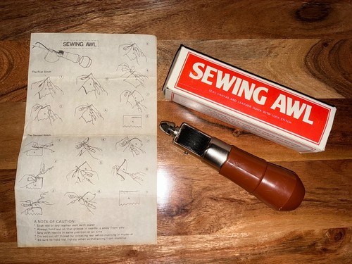 Vintage sewing awl leather - vintage,