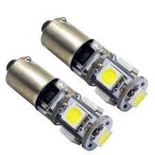 Coppia Luci Posizione 5 Led H6w Bax9s Per Alfa Romeo 147 GT 156 6000k Canbus