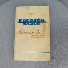 Vintage Fordson Major Tractor Operator Manual Owner Book Maintenance Instruction