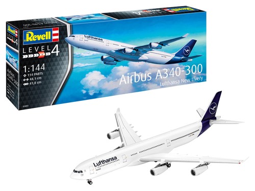 Revell 3803 airbus a340 300 - revell,
