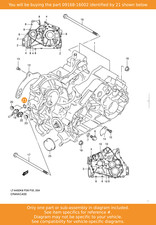 SUZUKI Gasket, 09168-16002 OEM