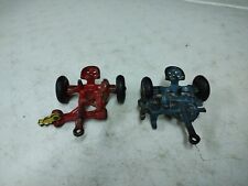 Antique Arcade Cast Iron Sickle Bar Mower Pair For Repair