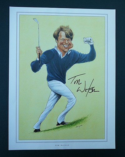 Tom watson signed character - signed, by