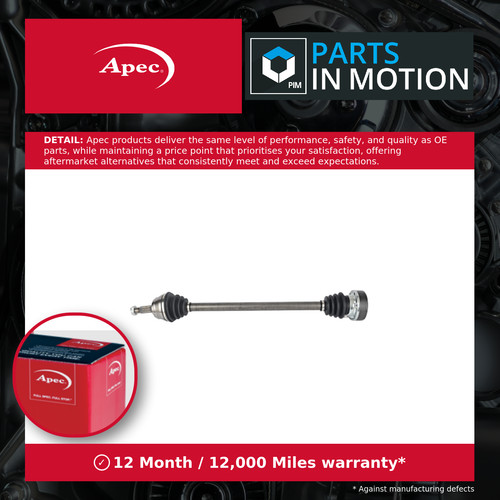 Drive shaft fits seat - seat, ibiza