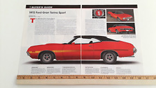 1972 FORD GRAN TORINO SPORT ORIGINAL 2016 ARTICLE