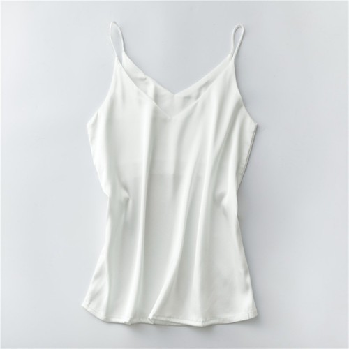 Women satin silk tank - tank, tops