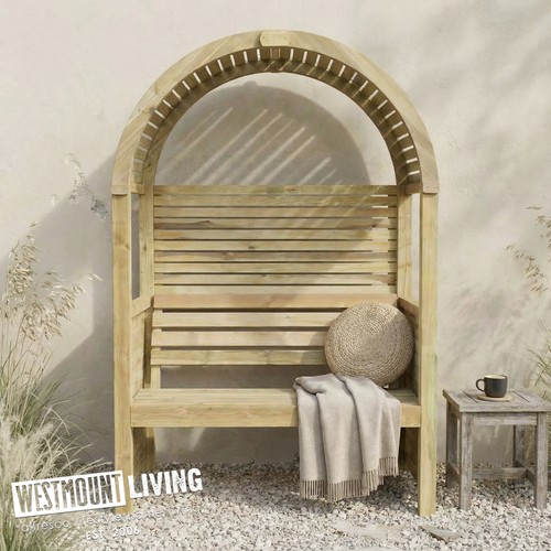 Contemporary garden arbour - garden,
