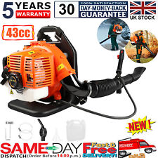 ✅43cc Backpack Leaf Blower Petrol Engine 665 CFM Garden Back Pack 2-Stroke 2024