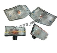 New Vespa px/lml/t5 White Rear & Front Indicators / Indicators Set of 4