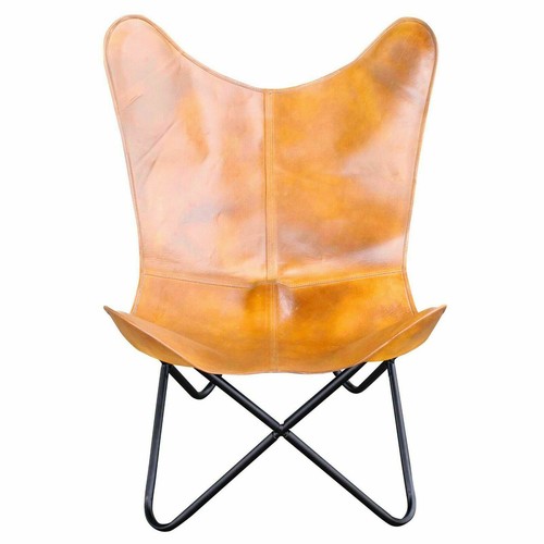 Tan leather vintage handmade - tan,