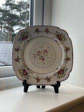 Vintage Royal Albert "Petit Point" bone china plate 1932