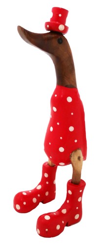 Wooden duck red - wooden,