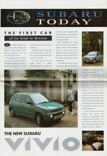 Subaru Range 1992-1993 UK