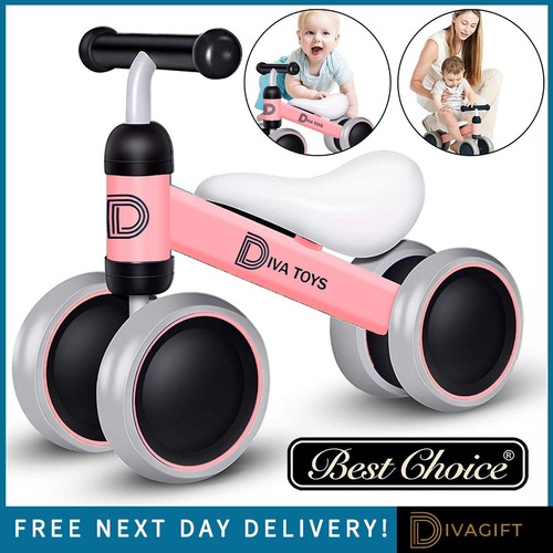 Baby balance bike pink - baby, kids