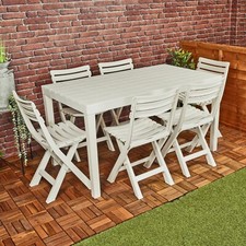 White Garden Plastic Patio