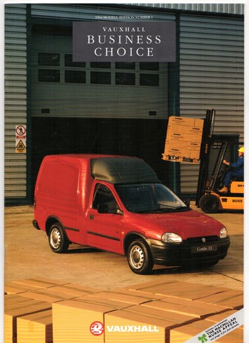 Vauxhall van range 1993 1994 - range, 1993-1994
