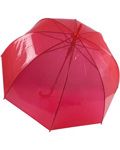 Dome umbrella red - dome, transparent