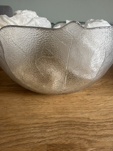Arcoroc leaf design punch bowl - punch,