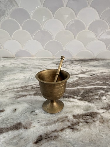 Vintage solid brass - solid,