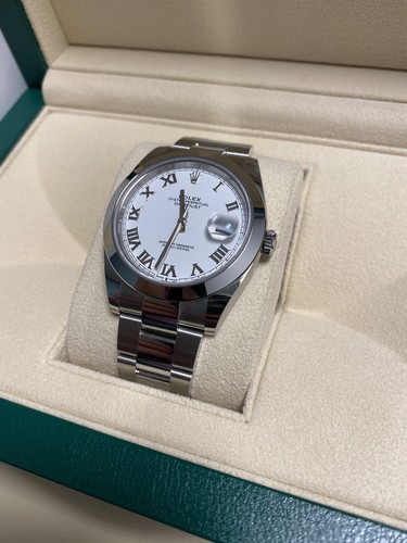 Rolex datejust 126300 - 41, white
