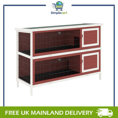 Rabbit hutch tier guinea - hutch,, 2-tier