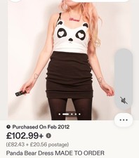 Panda Dress Kawaii Japan Cute