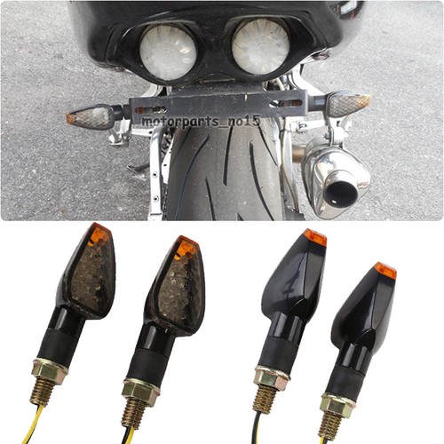 Black motorcycle turn - black,