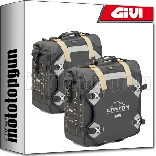 Canyon black side bags - bags, lt