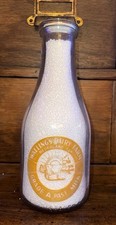VINTAGE WALLING'S DAIRY NEDERLAND, TX QUART MILK BOTTLE VERY RARE