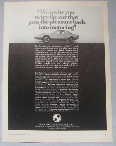 1973 clan crusader - crusader, original