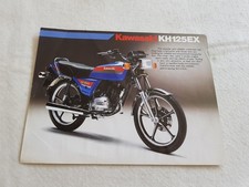 KAWASAKI KH125-L1 Motorcycle Sales Leaflet c1984 #99943-1401-01 UK-E III-II