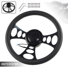 14" 9-Bolt Chrome W/Half Wrap