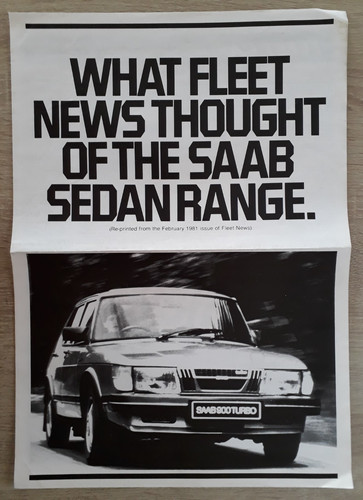 Saab range brochure 1981 - range,