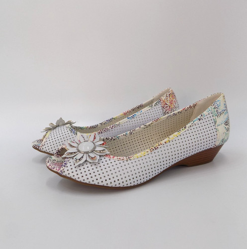 Pavers white leather - white, shoes