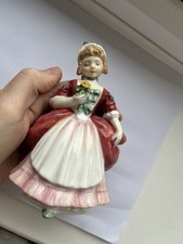 Royal Doulton Porcelain - Valerie - Hand Painted Young Girl Figure