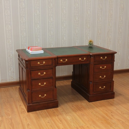 Pedestal desk mahogany - pedestal, |