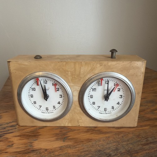 Vintage uscf chess clock timer - clock,