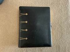 Victorian Black Leather And